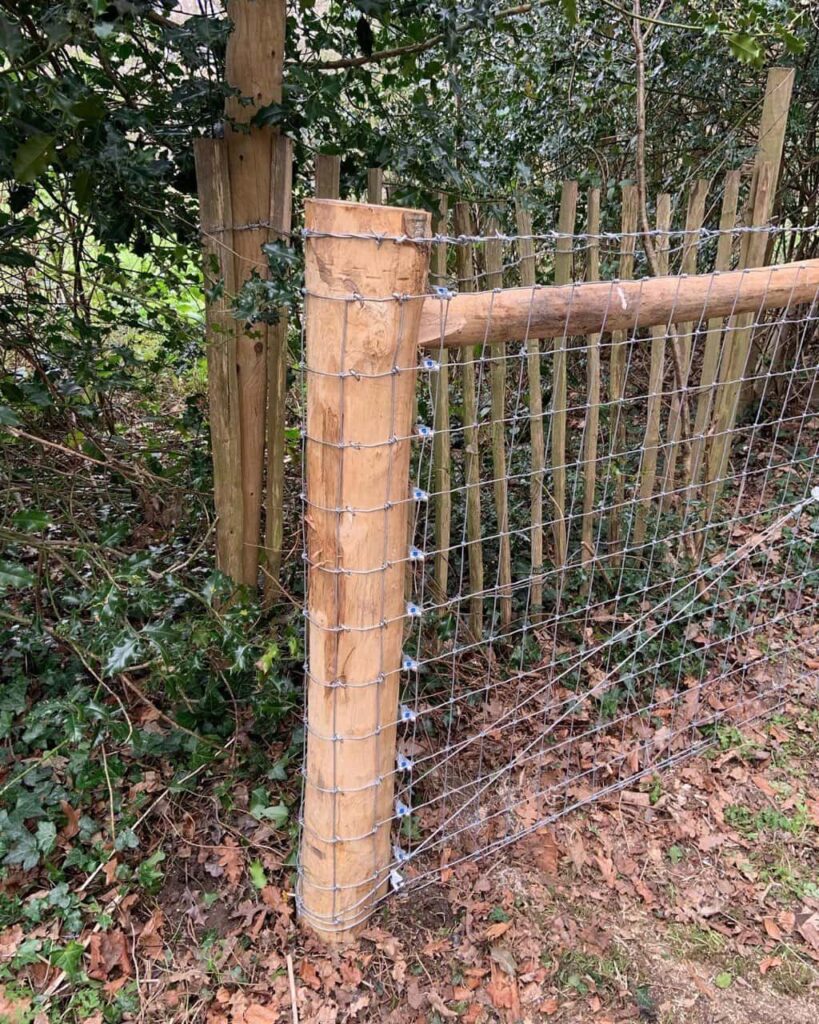 This is a photo of stock fencing installed by Fast Fix Fencing Sevenoaks